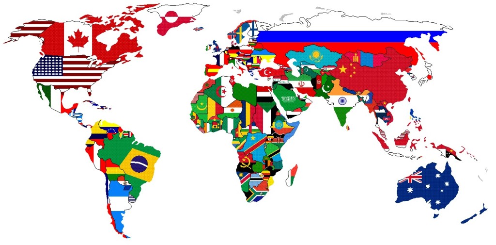 World-map-flag | www.CURLYCORDS.com.au
