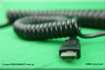 PROCONNECT HDMI CURLY CORD