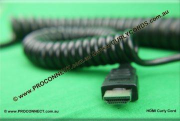 PROCONNECT HDMI CURLY CORD