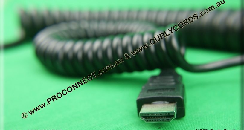 PROCONNECT HDMI CURLY CORD